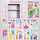 🎁Princesse magnétique Dress Up poupée de papier