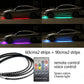 2025 Châssis de voiture Bandes lumineuses LED RGB flexibles et étanches (4 pièces)