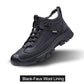 👞[Cadeau d'hiver] Sneakers masculins en cuir avec alimentation en fourrure synthétique 【Livraison gratuite】
