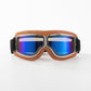 🥽 50 % DE RÉDUCTION EN CE MOMENT ! 🏍️ Lunettes de moto style vintage – Protection UV, anti-buée et sangle réglable