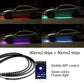 2025 Châssis de voiture Bandes lumineuses LED RGB flexibles et étanches (4 pièces)