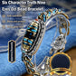 Bracelet Dzi à neuf yeux avec mantra à six caractères en turquoise