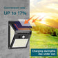 🌙💡 Applique murale solaire extérieure à 140 LED | Détecteur de mouvement – IP65 ✨
