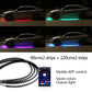 2025 Châssis de voiture Bandes lumineuses LED RGB flexibles et étanches (4 pièces)