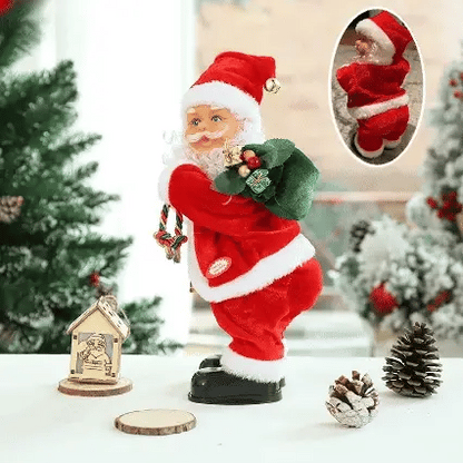 🎅 60% DE RÉDUCTION! ✨ SANTA CLAUS ÉLECTRIQUE - Design Interactive avec Effets Lumineux, Cadeau Magique pour la Décoration de Noël Familiale 🎁🌟