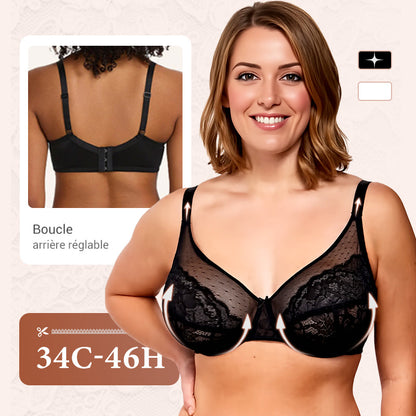 ⏳ Temps limité 50% de réduction 💥 Soutien-gorge en dentelle minimal avec couverture complète
