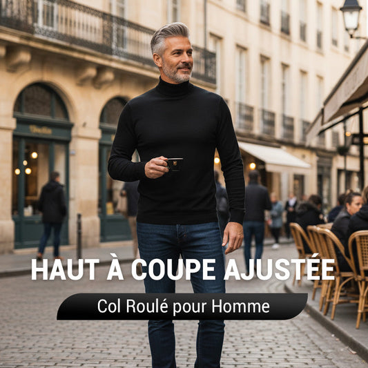 👕 60% de réduction! 🏃‍♂️ T-shirt Homme à Col Montant – Coupe Adjustable, Tissu Respirant & Polyvalent Sport/Quotidien ✨