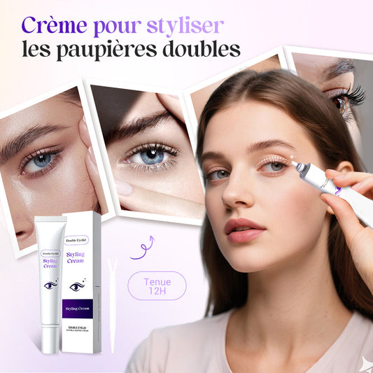 Crème invisible pour styliser les paupières doubles