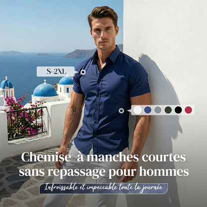 👔⚡60 % DE RÉDUCTION ! | Chemises pour hommes sans repassage – Pas de repassage, infroissables et confortables toute la journée !