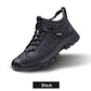 👞[Cadeau d'hiver] Sneakers masculins en cuir avec alimentation en fourrure synthétique 【Livraison gratuite】