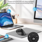 Souris optique verticale ergonomique sans fil USB rechargeable