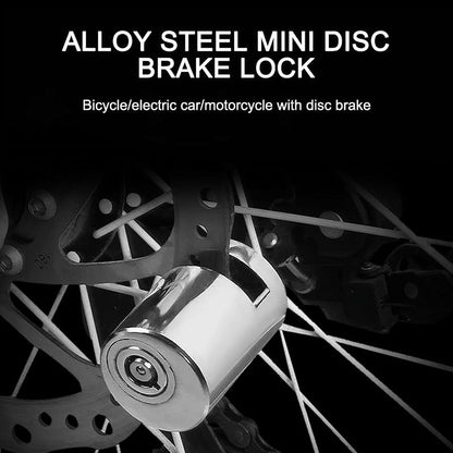 Antivol bloque-disque pour moto – Compact et livré avec 2 clés