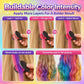 Craie à cheveux temporaire 🌈 Coffret 12 couleurs + applicateurs à pince | Couleur éclatante, s'élimine au shampooing