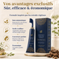 Coloration capillaire végétale à appliquer au peigne – Couverture des cheveux gris à 95 %, sans ammoniaque