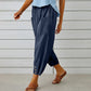 💎 55% DE RÉDUCTION ! 💎 Pantalon Ample Droit à Jambe Large pour Femmes – Coton & Lin Respirant, Coupe Flatteuse & Poches Pratiques 👖