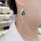 🦚 50% DE RÉDUCTION ✨ Boucles d'oreilles Paon – Dorées, pendantes & strass – Élégantes, raffinées & parfaites comme cadeau pour un look chic ou une occasion spéciale 🎁