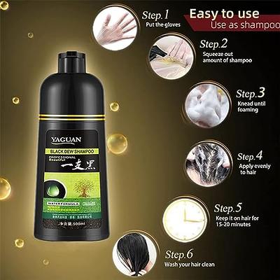 Shampooing Yaguan Herbal Black Dew - ACHETER 2 LIVRAISON GRATUITE