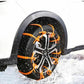 🚗DERNIER JOUR – 50% DE RÉDUCTION✨Chaînes Antidérapantes en Nylon – Installation en 10s, Résistent à -35°C, pour Neige, Glace & Boue ! ❄️🔒