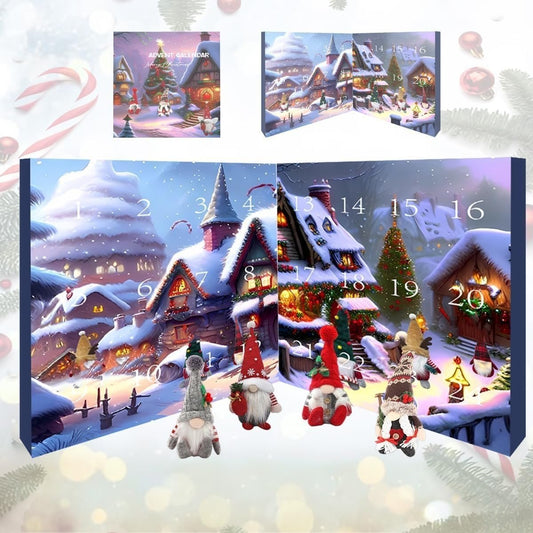 💝Idée cadeau Vente 49% DE RÉDUCTION🌲2024 Calendrier de l'Avent Gnome de Noël🎅