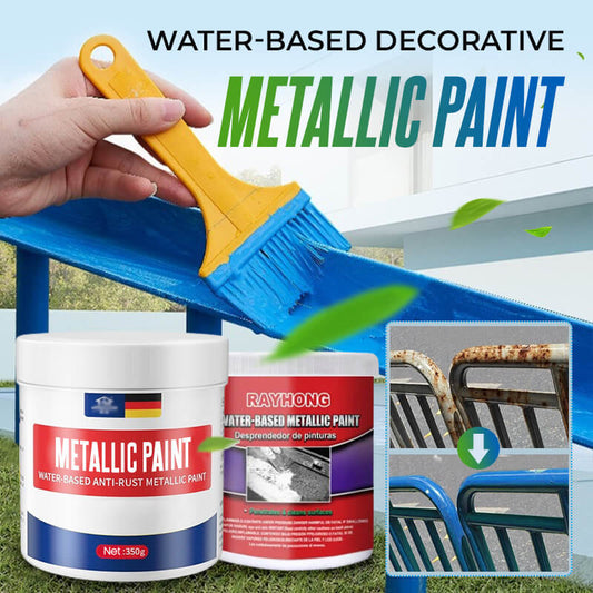 Peinture métallique antirouille pour métaux à base d'eau