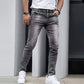 🎉💘Promotion limitée - 50% de réduction 👖Jean droit coupe classique pour homme