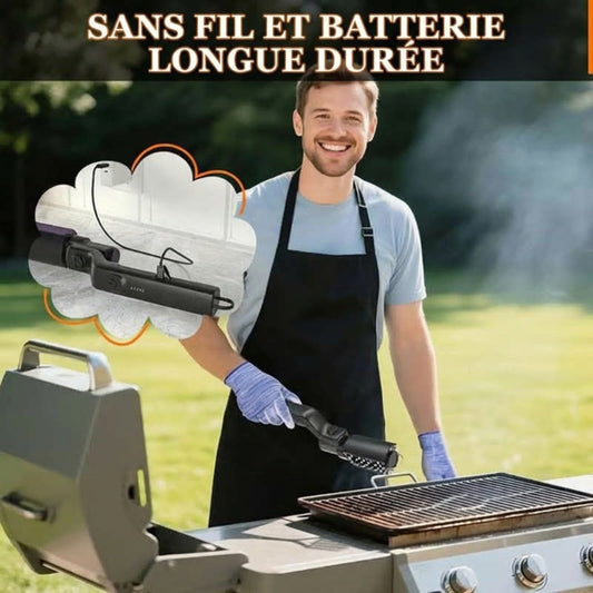 🌞 50 % DE RÉDUCTION！！！✨Brosse nettoyante électrique sans fil pour barbecues