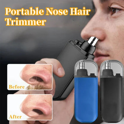 🏆Tondeuse à poils de nez rechargeable – Compacte et facile à nettoyer✂️⚡
