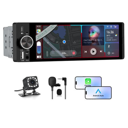 Écran tactile intelligent sans fil 6,36 pouces | Bluetooth | Commande vocale | Écran multimédia HD