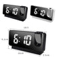 📢📢60 % de réduction !! ⏰ Réveil à Projection Miroir – Ultra-Clair, Double Alarme & Port USB de Charge