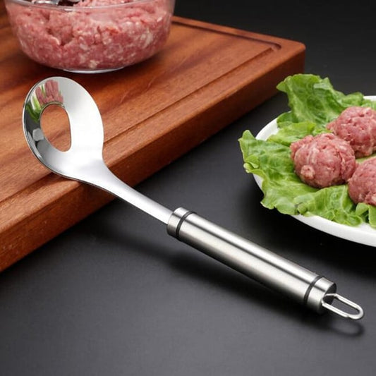 Façonneur de boulettes en acier inoxydable - Préparez facilement des boulettes régulières