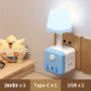 🎁✨ Vente chaude 🔥 Lampe LED avec télécommande et adaptateur USB