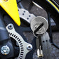Antivol bloque-disque pour moto – Compact et livré avec 2 clés