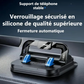 Support de téléphone pour voiture 🔄🚗 | Orientable à 360° · Verrouillage à une main en 0,1 s · Antidérapant et n'abîme pas le tableau de bord · Étanche et résistant aux taches