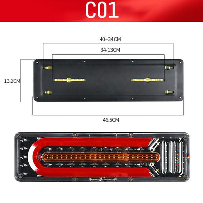 🔥49% de réduction - Feux arrière de guidage LED 2 pièces pour camions