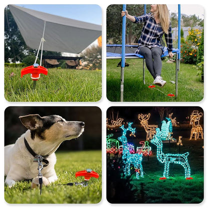 🔥Ventes Chaudes🔥Piquets de Tente à Visser de 8 pouces Ancrages au Sol