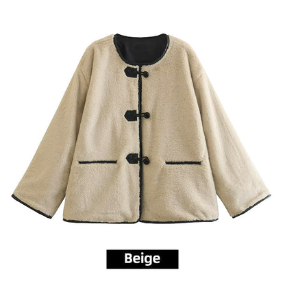 Promotion nouveau produit 49% de réduction🔥Manteau confortable en fausse fourrure pour femme