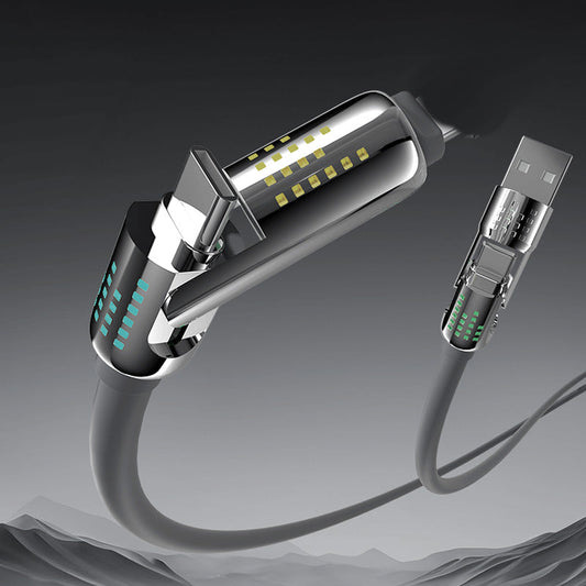 🐣💡⚡ Câble de Données 4‑en‑1 Charge Rapide | Lumière Clignotante Douce • Promo Pâques ✨🎁