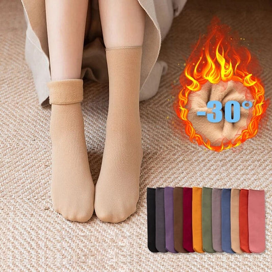 🔥VENTE SUPERIEURE 49% RÉDUCTION🔥Chaussettes thermiques douillettes en velours pour l'hiver