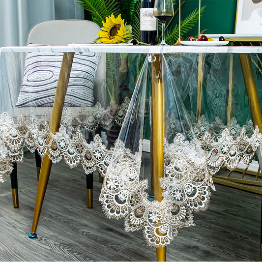 🔥Nappe en PVC transparent imperméable à l'eau et à l'huile