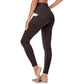 Legging Gainant de Fitness à Taille Haute avec Poches Latérales avec Contrôle du Ventre et Effet Rehaussant des Fesses