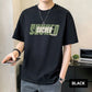 T-shirt ample à manches courtes imprimé pour homme
