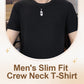 T-shirt ajusté à col rond pour homme