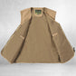 Gilet de Pêche d'Extérieur pour Hommes avec Poches