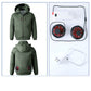 Veste rafraîchissante rechargeable avec deux ventilateurs