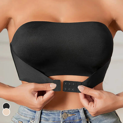 Soutien-gorge confortable sans bretelles à fermeture frontale pour femme