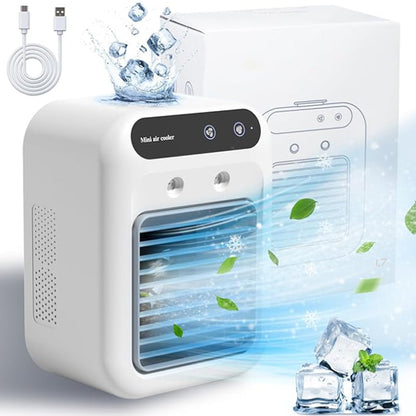 Mini climatiseur portable avec refroidisseur et humidificateur