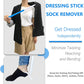 Chausse-pied long réglable avec tire-chaussures pour seniors
