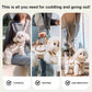 Sac de transport en bandoulière pour petits animaux – Respirant et réglable