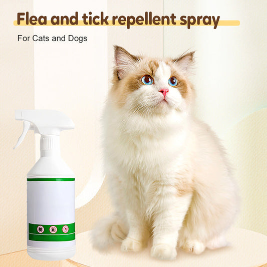 🔥Spray répulsif contre les puces et les tiques pour chats et chiens