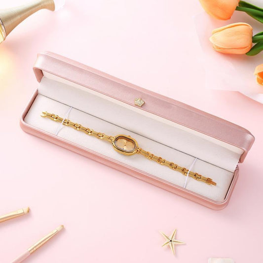 ⏳Spécial à durée limitée⏰Montre-bracelet ovale vintage pour femme⌚